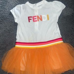 Size 12 month Authentic Fendi Dress!
